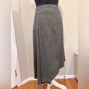 MaxMara wool asymmetrical skirt fully lined size L